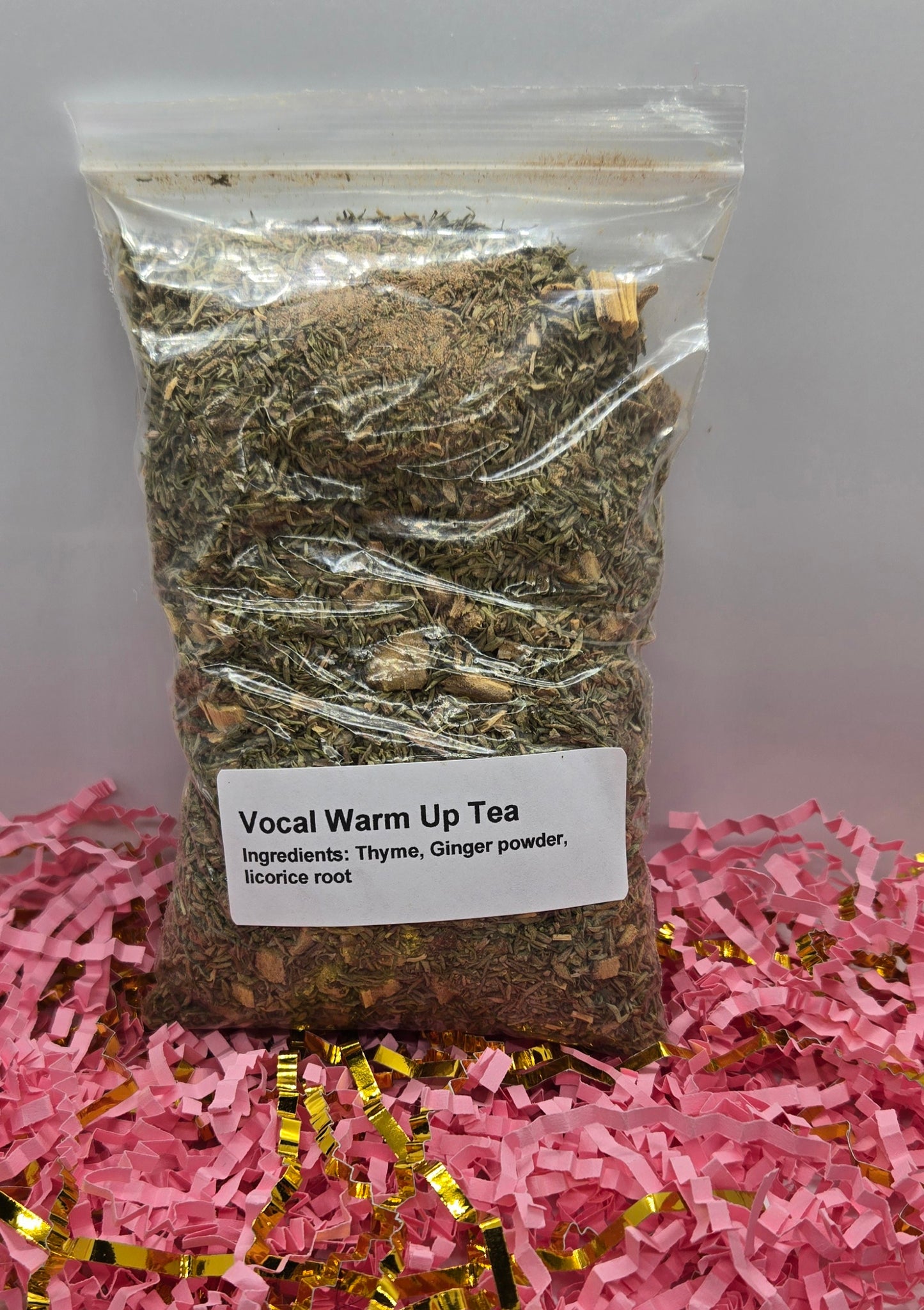 Vocal warm up Tea