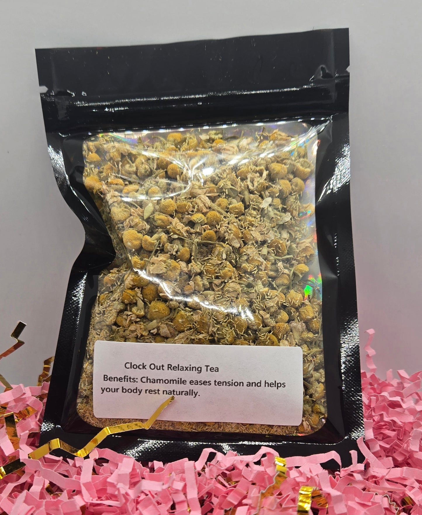 Clock out relaxing tea