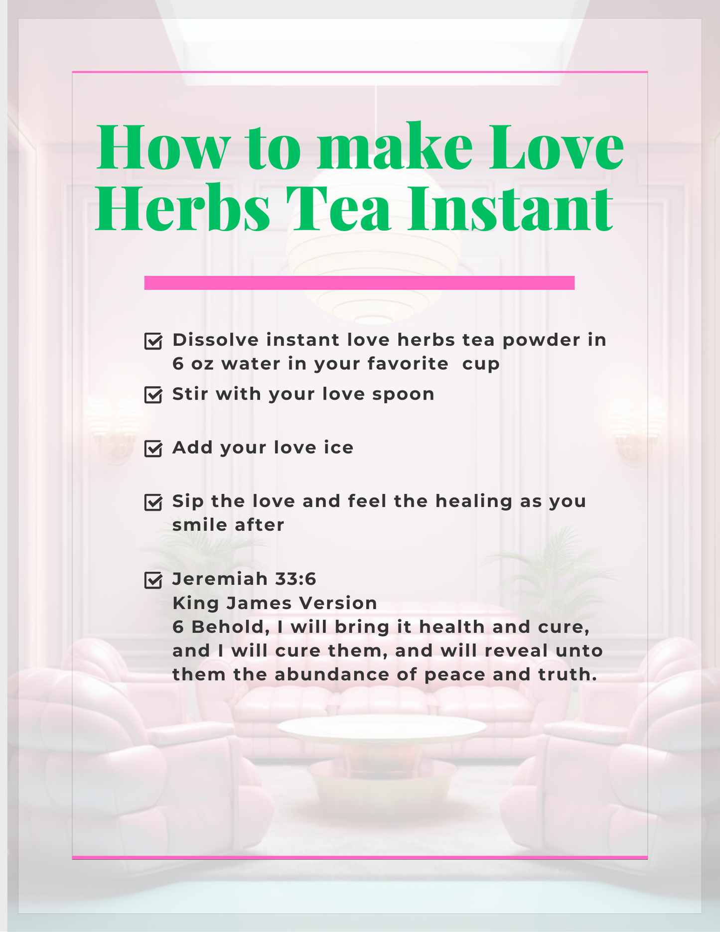 Royal Priesthood Energy Boost Tea