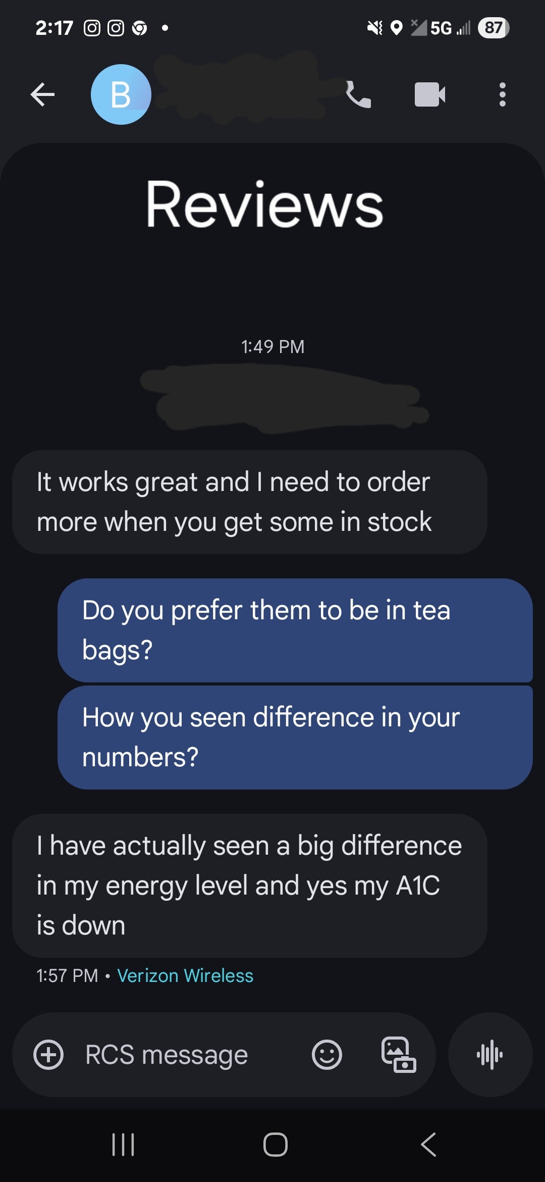 No more diabetes tea