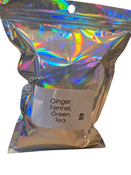 Green Ginger Fennel Tea - Family Size