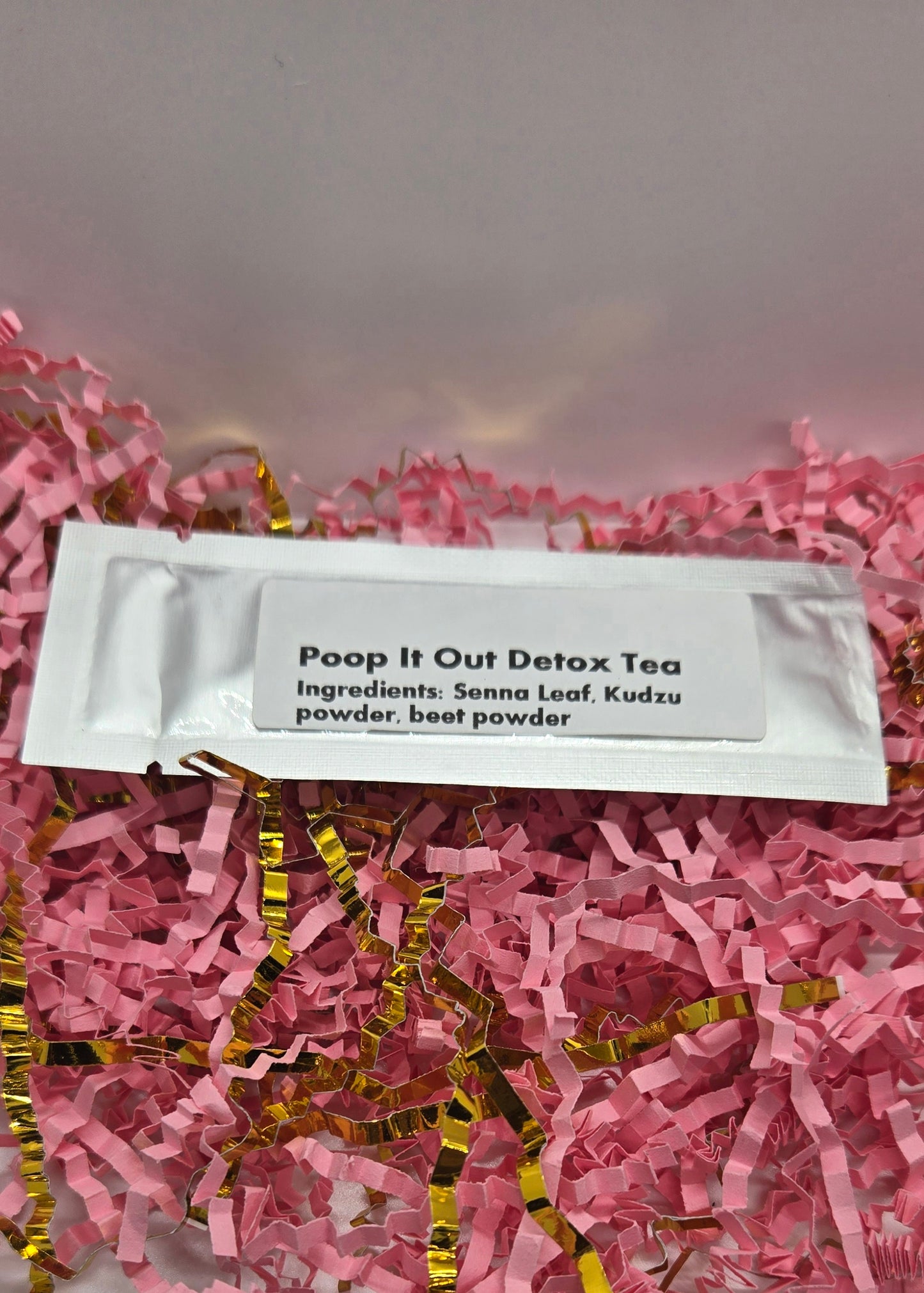 Poop it out detox tea single packet