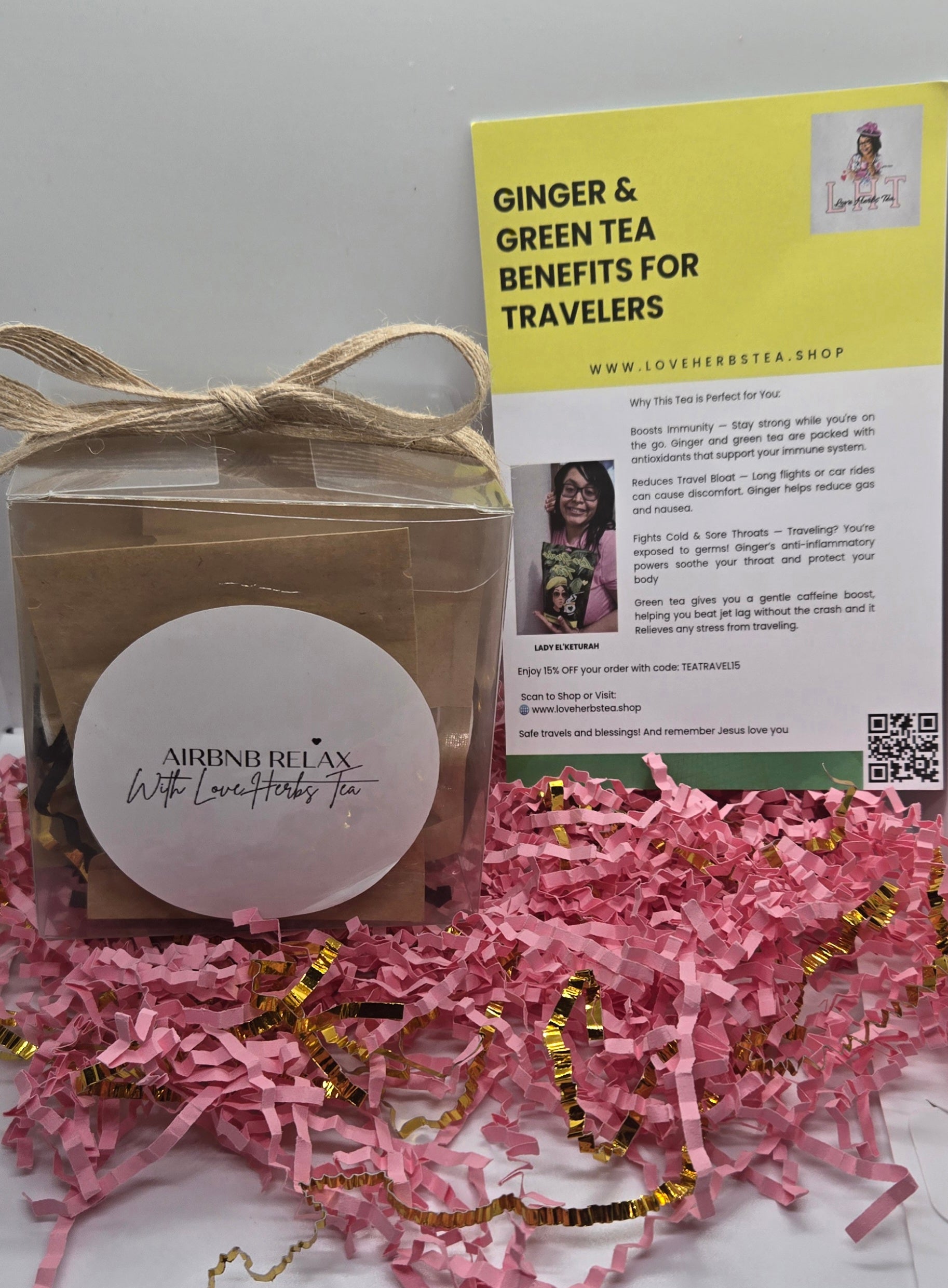 Air bnb relax tea gift box