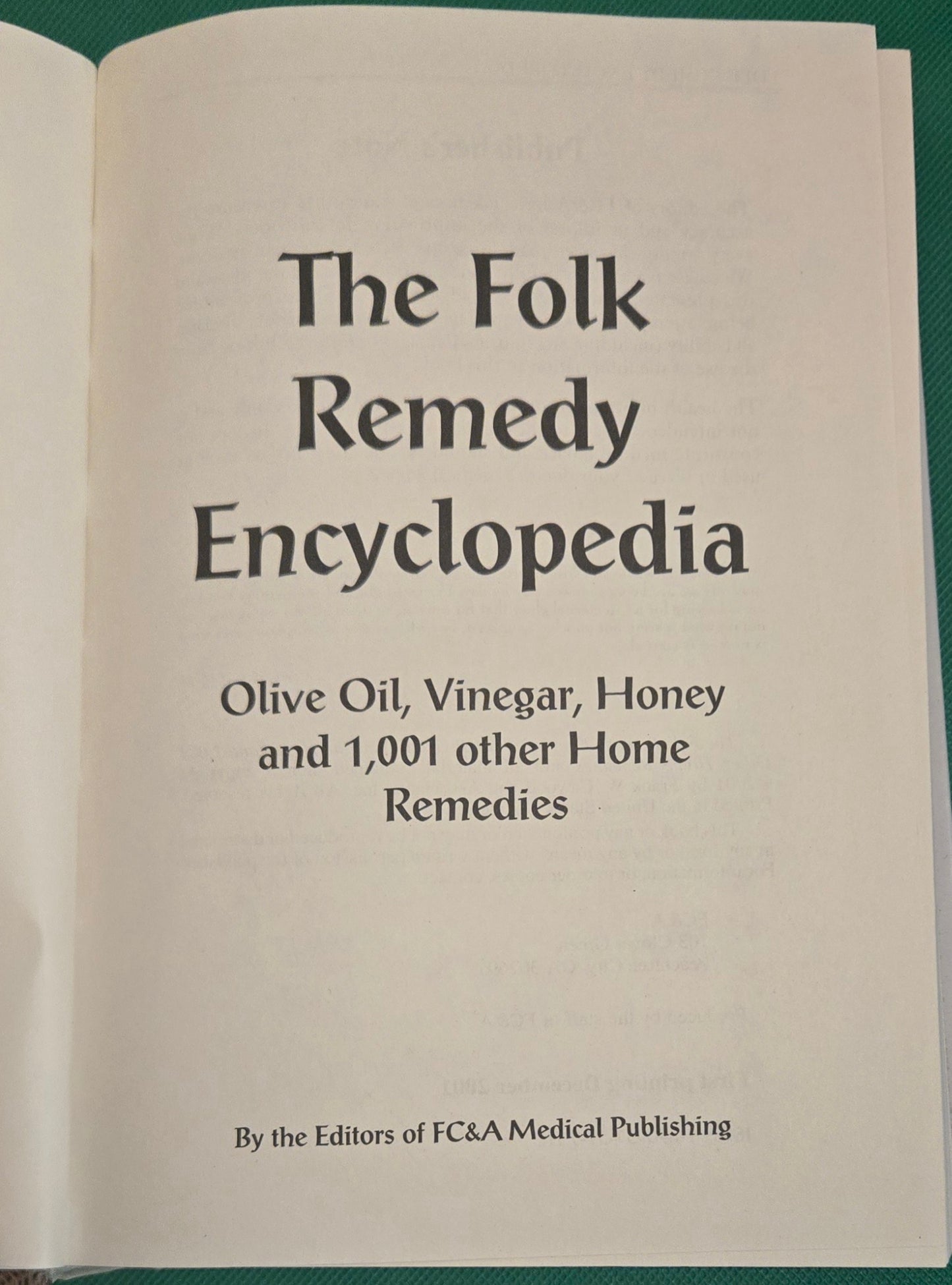 The Folk Remedy Encyclopedia