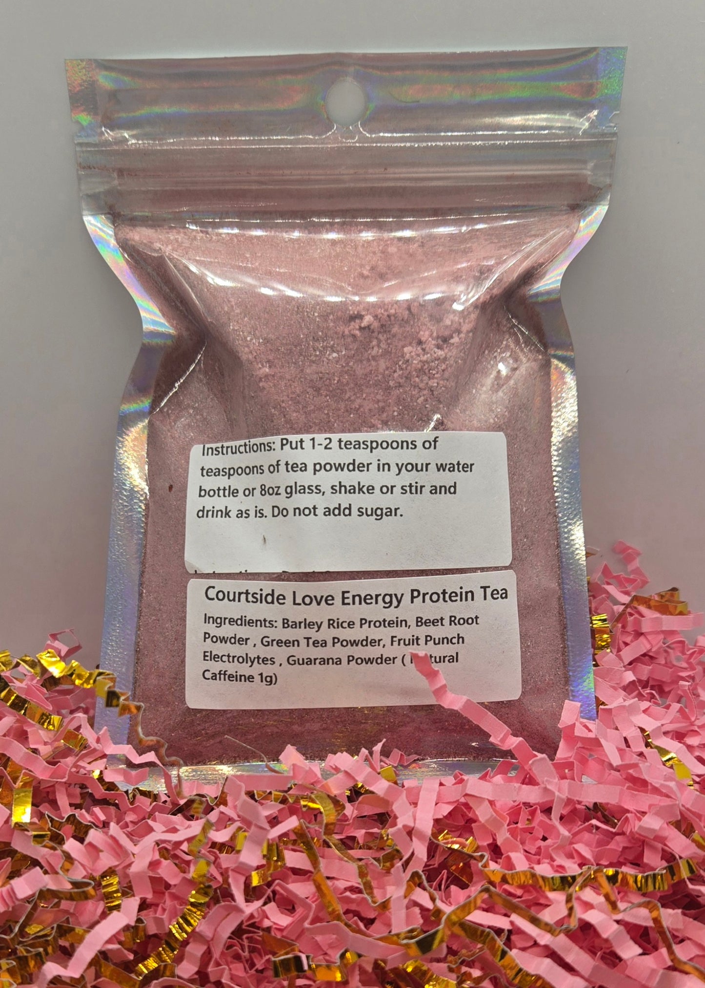 Courtside Love energy protein tea