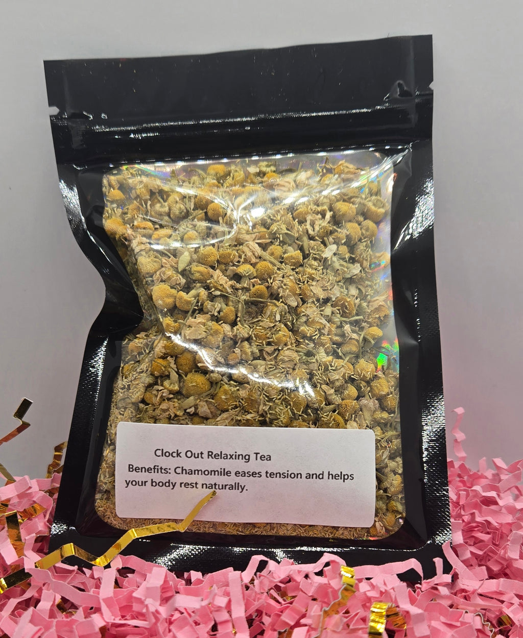 Clock out  relaxing tea