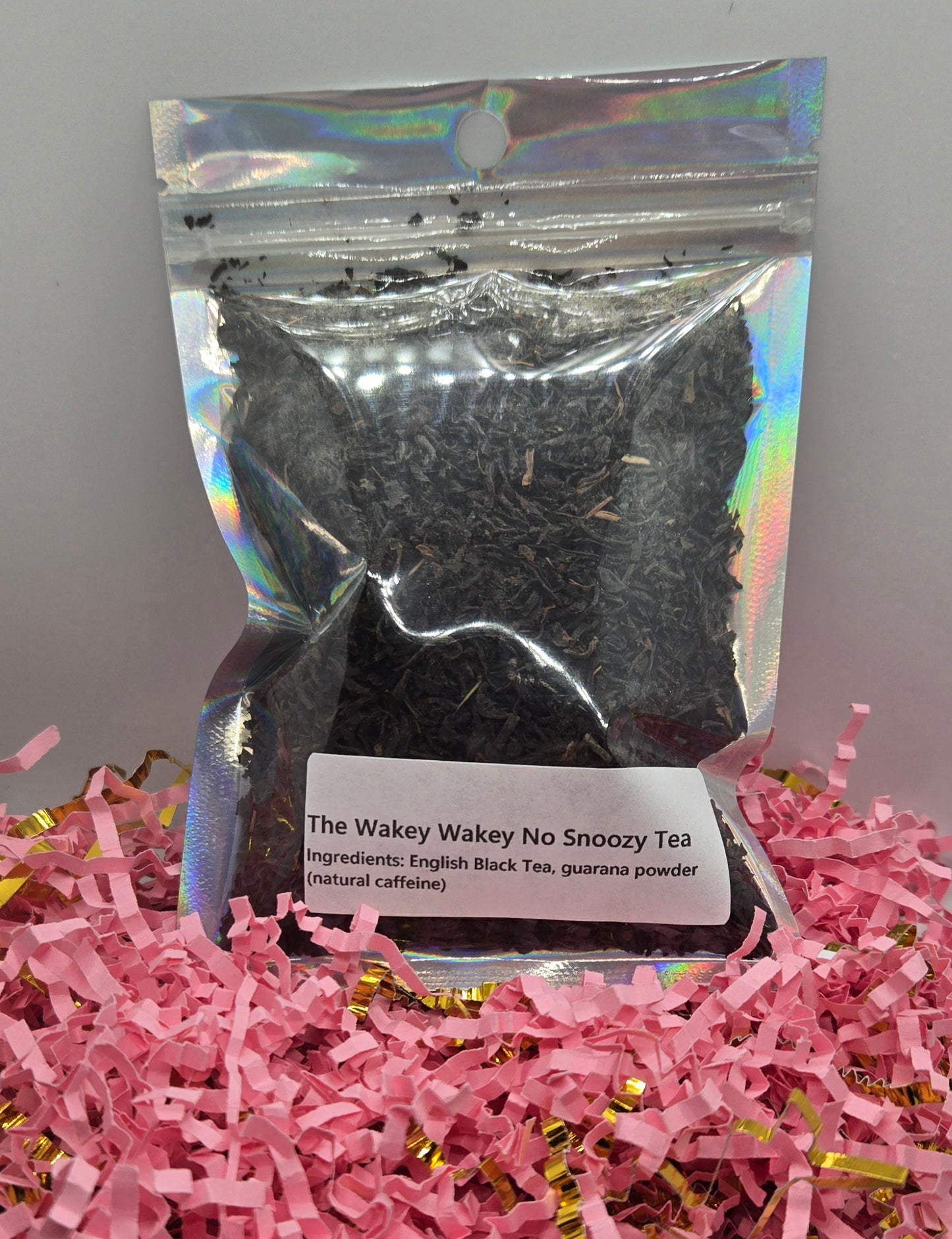 The wakey wakey no snoozy tea