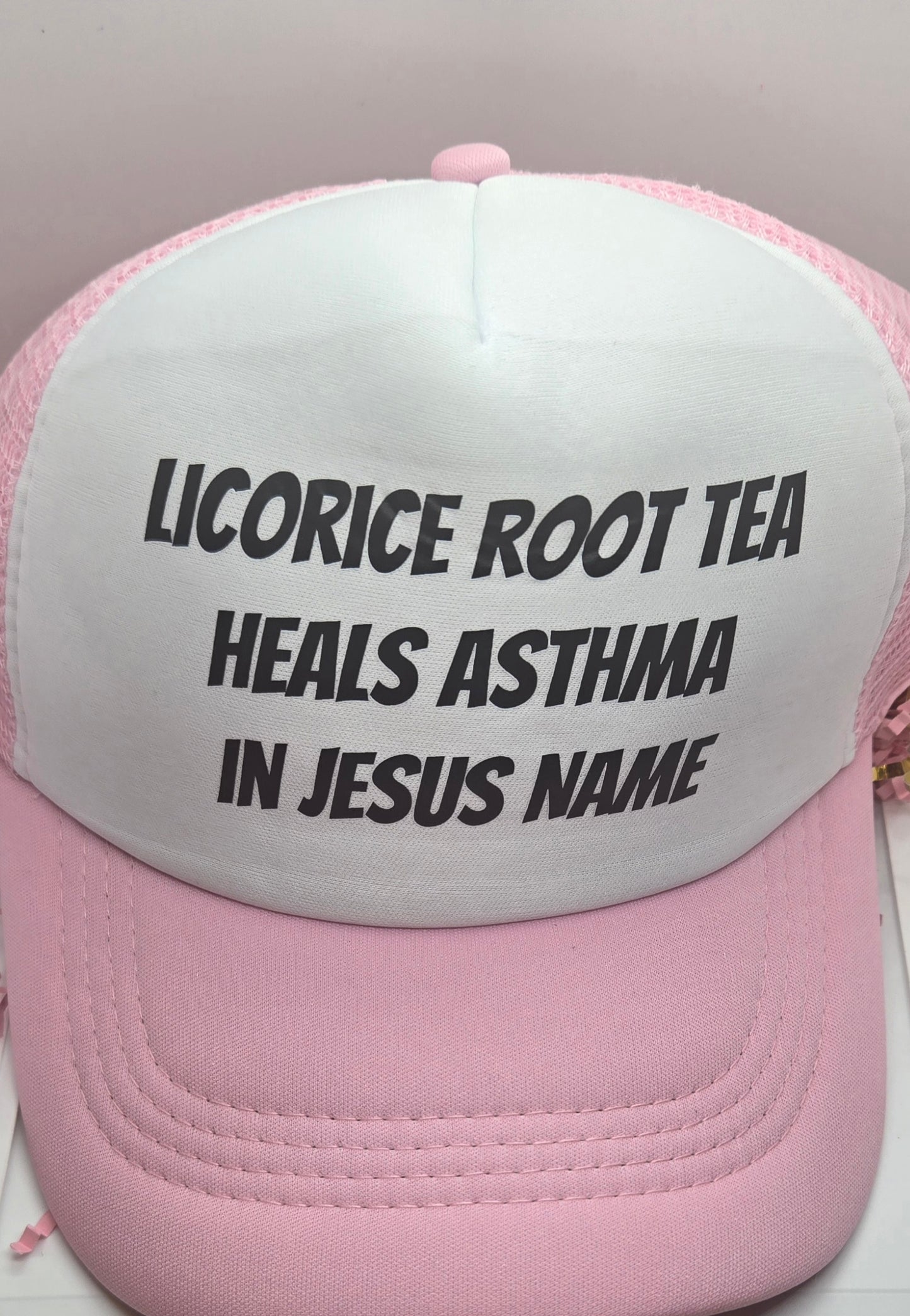 Licorice root tea hat