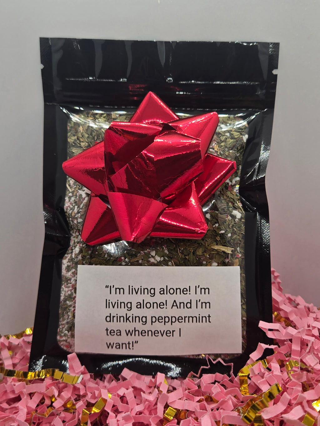 Home alone peppermint sparkle tea