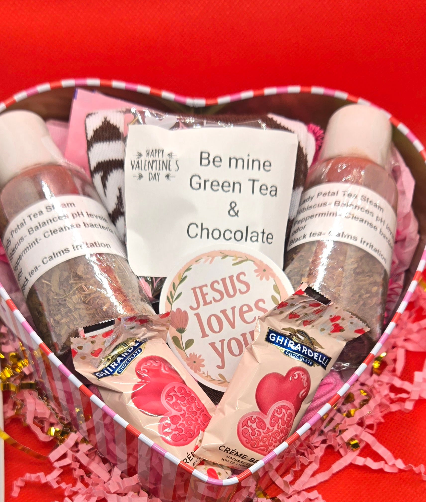 Be mine tea gifts for her