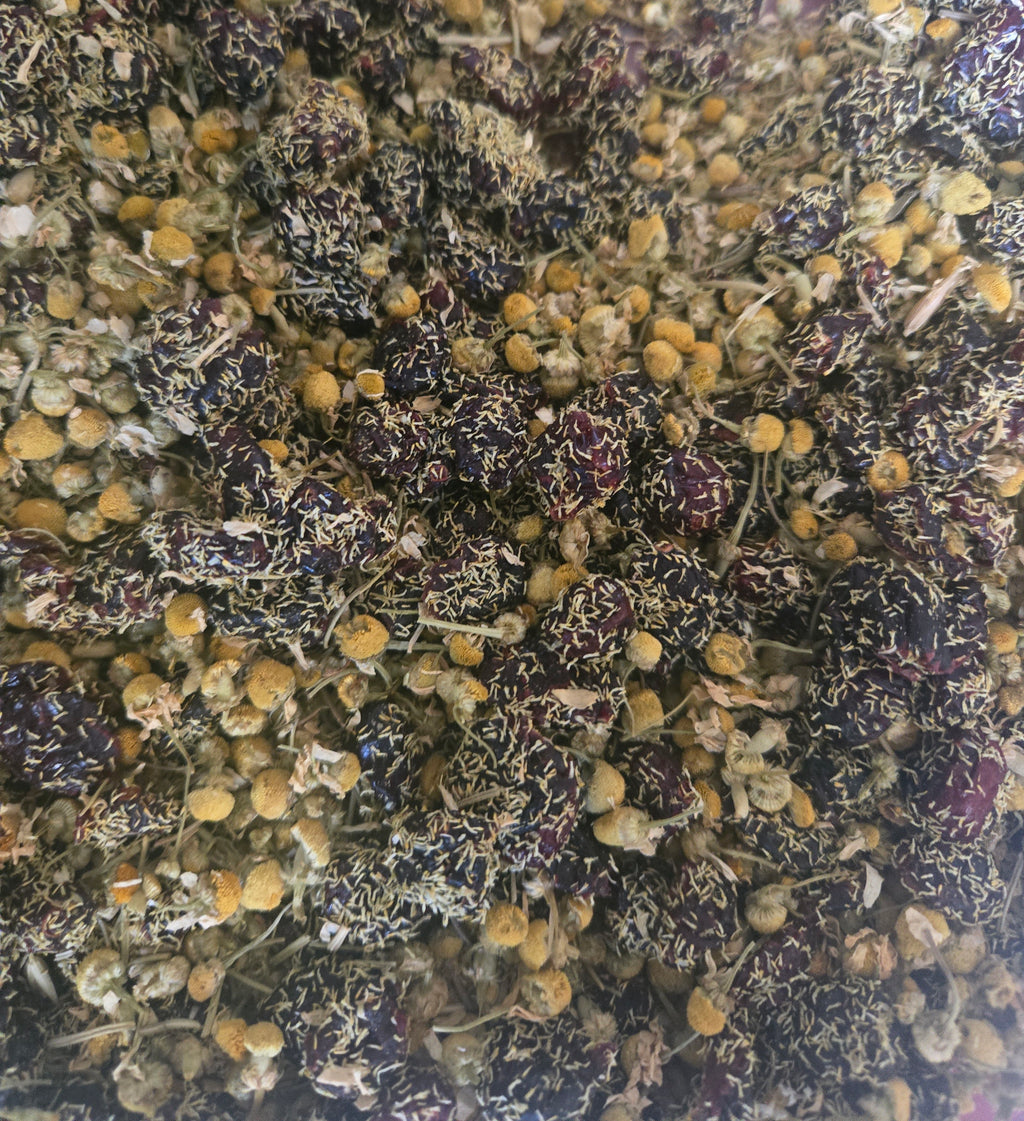 Cranberry Chamomile Rose Holiday Tea