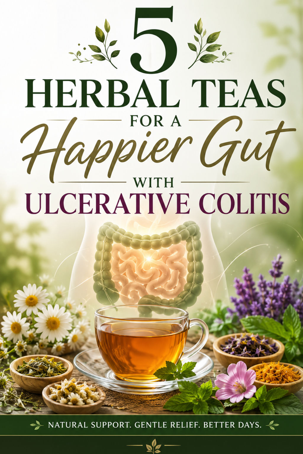 5 Herbal Teas For A Happier Gut With Ulcerative Colitis
