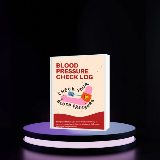 Blood pressure check log