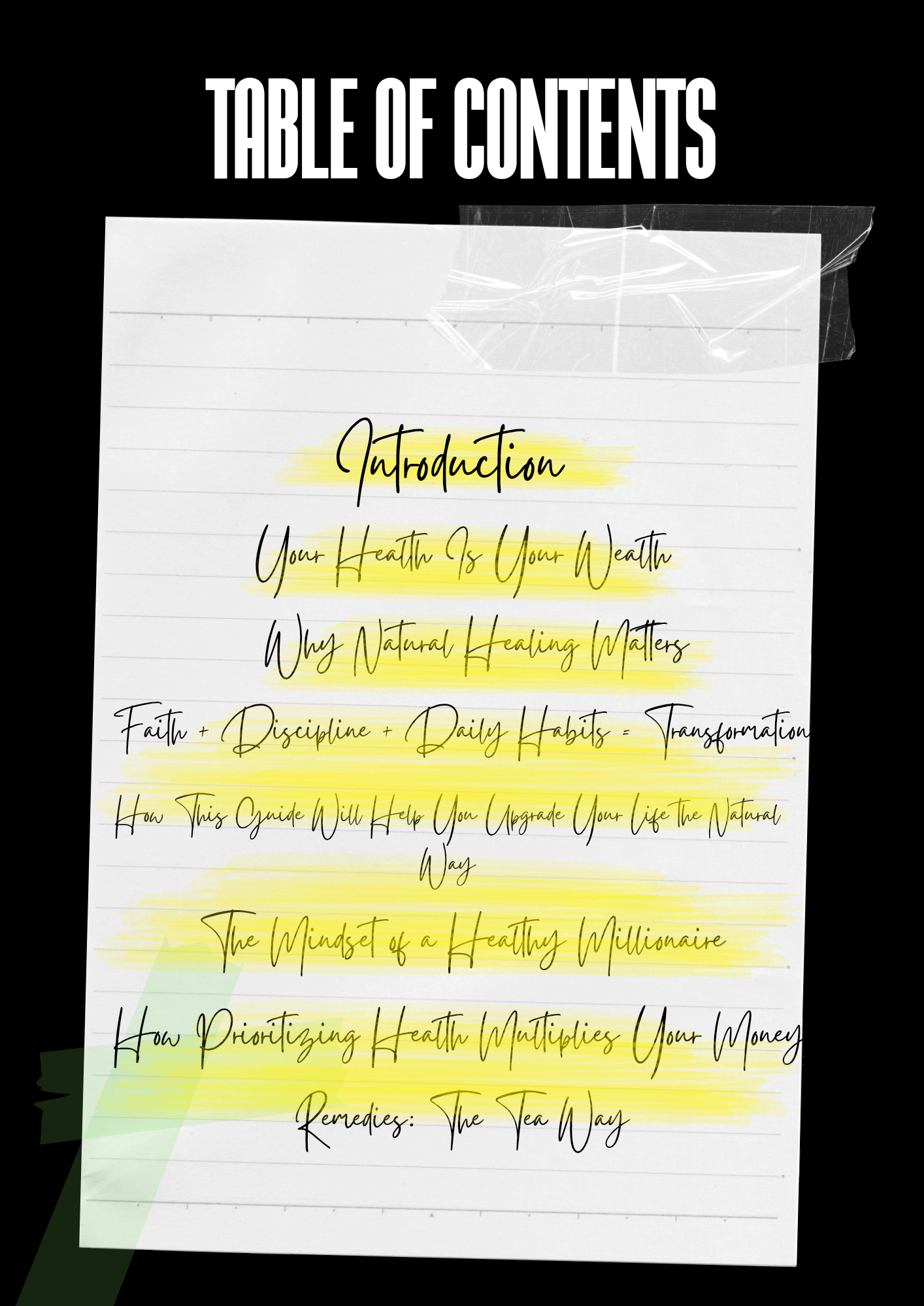 Boss your health the natural way: I want to see you heal and get healthy