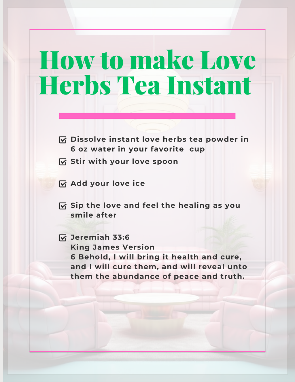 Royal Priesthood Energy Boost Tea