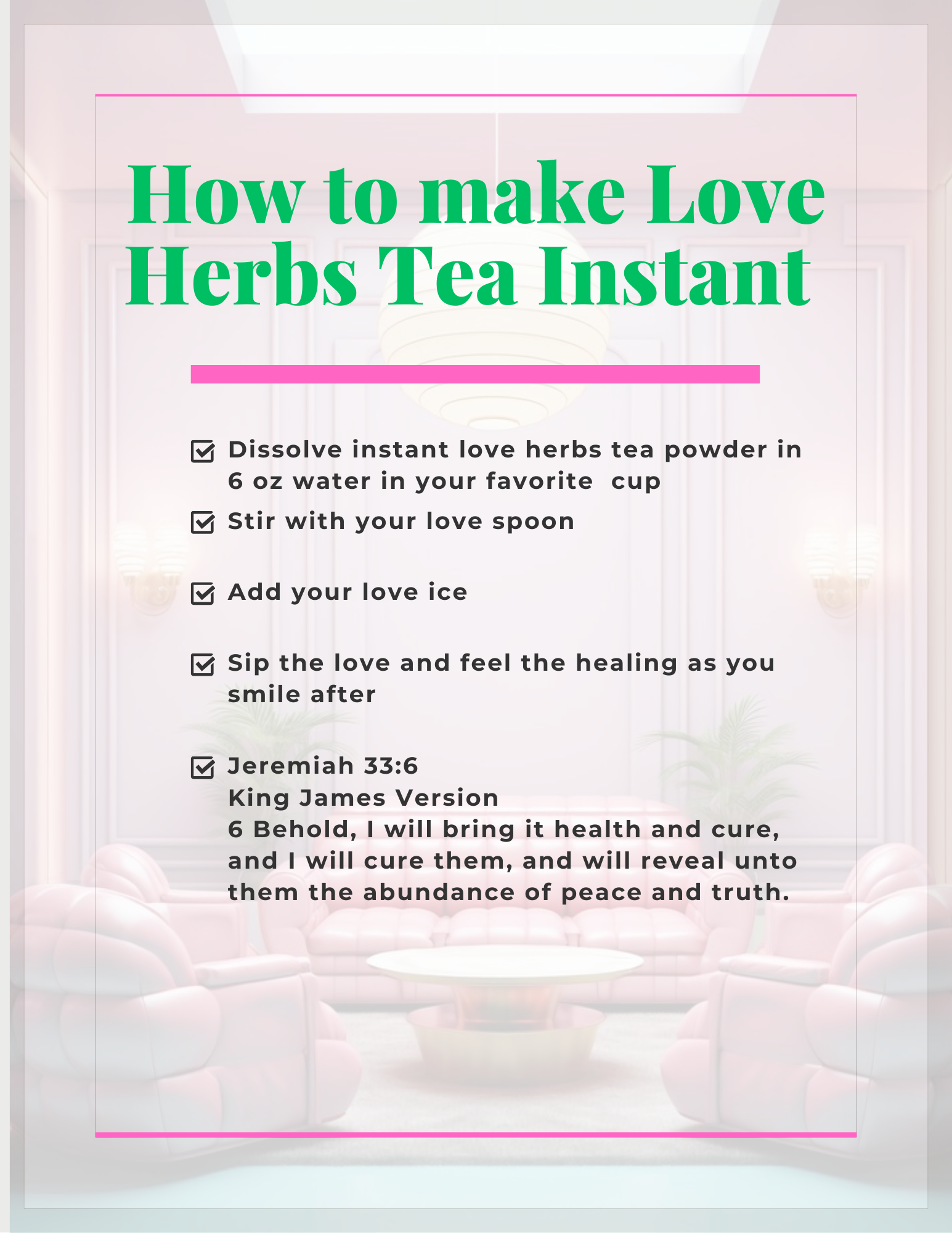 Royal Priesthood Energy Boost Tea